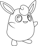 Wigglytuff Tô Màu Trực Tuyến
